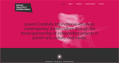 Desktop Screenshot of jewishcreativity.org